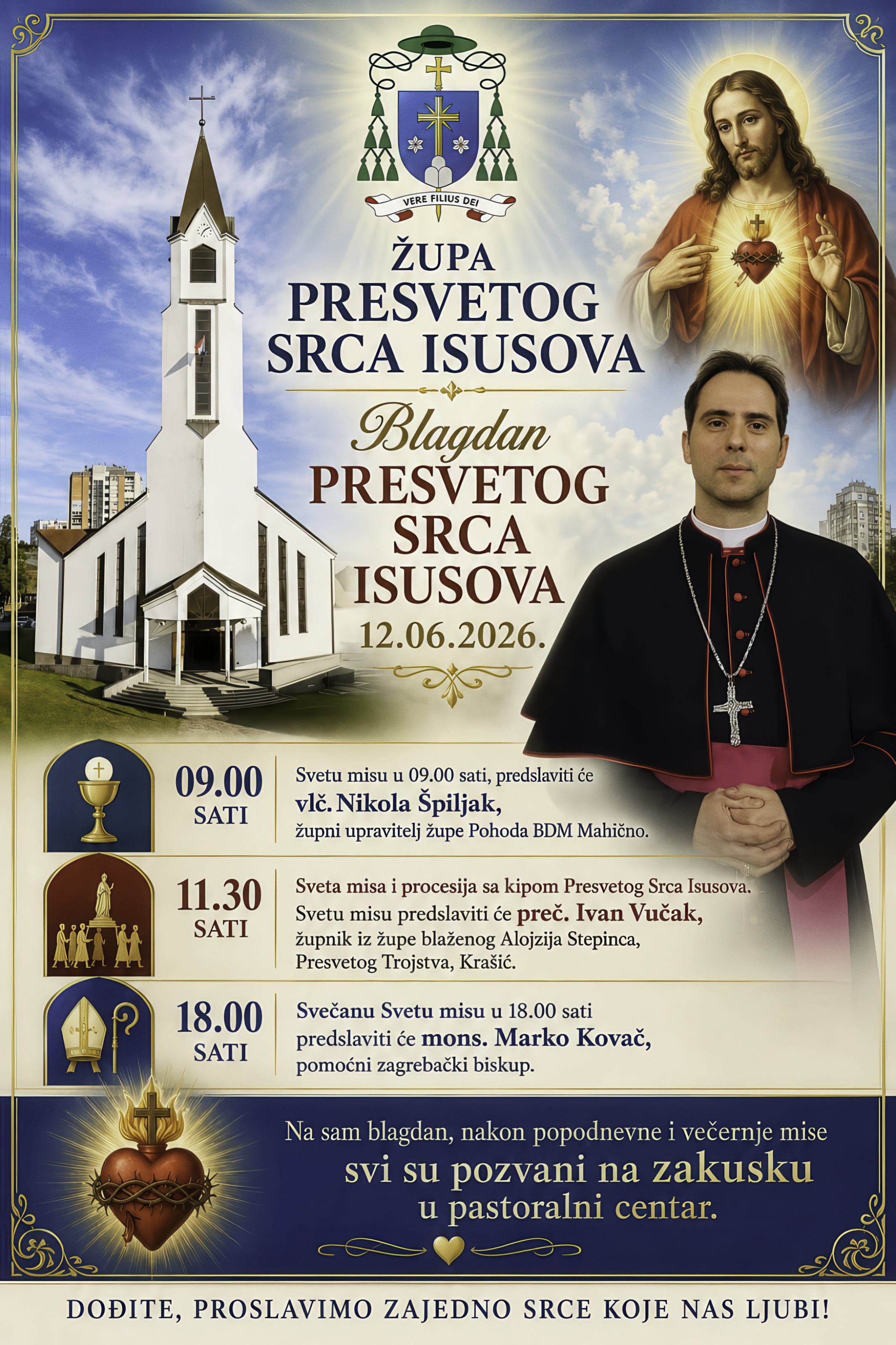 Trodnevnica i mise za Presveto Srce Isusovo